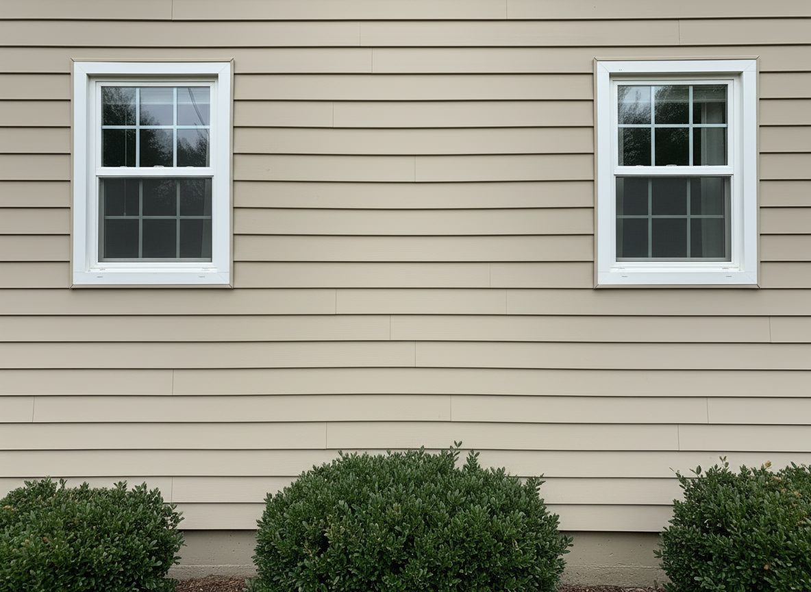 Illustrative example: the same Boise home's siding looking clean and bright again after a gentle soft wash